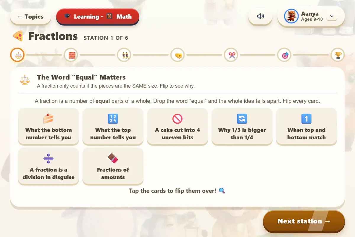 A hands-on TaniLearn lesson